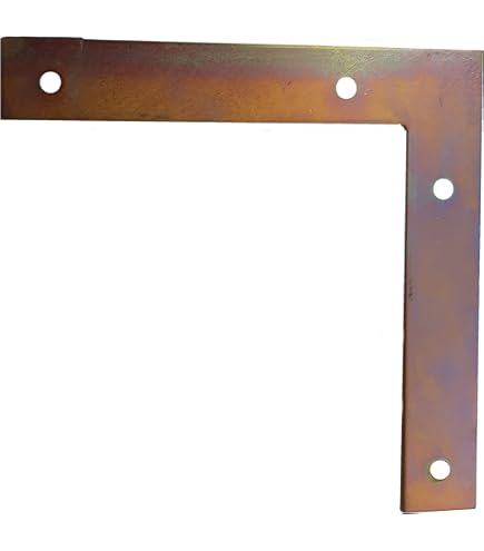 Sourcingmap Flat Plate L Shape, 50mmx50mm, Stainless Steel 304