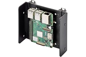 Renkforce Supporto per Guida DIN Adatto per (Kit di Sviluppo): Raspberry Pi®, Arduino, Banana Pi per Montaggio su Guida