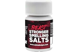 Alpha Designs Sels à odeur forte « Beast » - Utilisés par Eddie « The Beast » Hall - Idéal pour l'haltérophilie, le Strongman et le bodybuilding