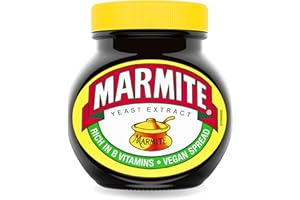 Marmite Yeast Extract – Pasta de Extracto de Levadura - Sabor Intenso Umami y enriquecido con Vitamina B - Ideal para Tostadas, Salsas y Recetas - Pack Laborawi (250g, 1, unidad)