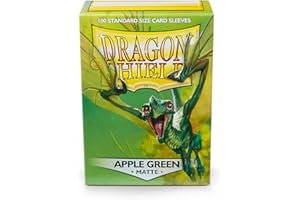 Dragon Shield 11018 Matte Apple Green Standard Sleeves (100 Sleeves), ART11018