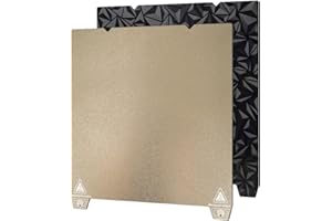 Tofelf Placa PEI texturizada y placa lisa PEO, 235 x 235 mm, cama de impresión de acero para muelles K1/Ender5 S1/Ender3 S1 Pro/Ender3 S1/Ender3 S1/Ender3 V2 Neo/Ender3 V2 Impresora 3D, sin base