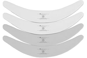 ‎MORE OF ME TO LOVE More of Me to Love Bio-Baumwolle Baucheinlage 4er Pack (2x Perlweiß und 2x Steingrau) (Medium)