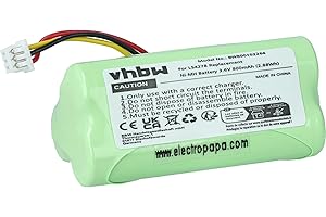 vhbw Akku kompatibel mit Symbol LS4278 Barcodescanner POS (800 mAh, 3,6 V, NiMH) - Ersatz für BTRY-LS42RAA0E-01, BTRY-LS42RAAOE-01, 82-67705-01
