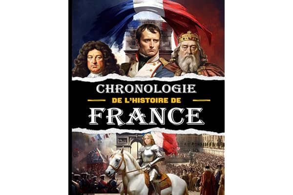 Chronologie de l'histoire de France: De la préhistoire à nos jours, à partir de 10 ans. Découvrez les faits historiques sur une frise chronologique.