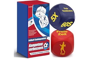 Sternstunde Fußball Trainingswürfel, Perfektes Fußball Geschenk für Jungs, Trainingsspielzeug zur Kompetenzsteigerung & Ballkontrolle, 9 10 Jährige Jungs & Fußballbegeisterte