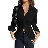 Aahwan Women Polyester Modern Fit Yellow Solid Front Button Long Sleeve Casual Shirt
