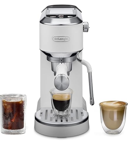 De'Longhi EC680.BK Dedica Coffee Machine with 15 Bar Espresso Pump