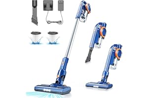 ‎ORFELD ORFELD Battery Vacuum Cleaner, 24 kPa Wireless Test Winner 2023, 50 Minutes Runtime 200 W Brushless Motor, Battery Vacuum Cleaner 6-in-1 Vacuum Cleaner Pet Hair Hard Floors Carpet