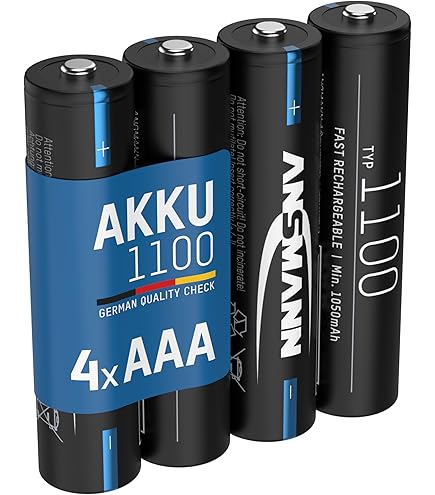 ANSANN AAA DECT Phone Batteries [Pack Of 4] Rechargeable 800 Ah NiH High Capacity AAA Type