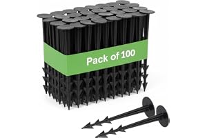 GARDENIX Förpackning med 100 TerraPEG markankare markankare för trädgårdsfleece fleece mullvadsnät