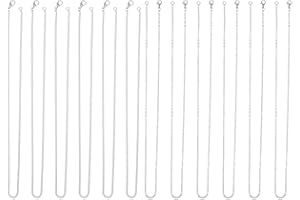 EBOOT 12 Stücke Silber Überzogene Link Kabel Kette Halsketten und Twisted Kreuz Halskette