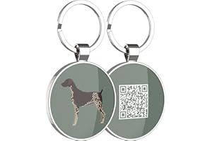 DISONTAG Placas Para Perros,Placa Para Perros Personalizadas,Placas Para Mascotas,Placa De Identificacion Perros,41 Patrones Realistas, Pantalla De Información única | Modificable