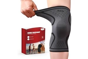MitButy Genouillères Sport pour Hommes & Femmes, Lot de 2 – Maintien de Compression et Confort pour Genoux, pour Running, Marche, Randonnée & Gym – Gnouillère Idéal pour Arthrite ou Arthrose du Genou