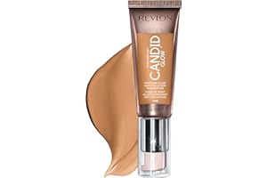 Revlon Photoready Candid Glow, Fond de Teint Liquid, pour Peaux Sensibles et Sèches, Fini Lumineux et Hydratant, Couvrance Modulable TransparenteàMoyenne, Anti-Pollution, N430 Honey Beige, 22 Ml
