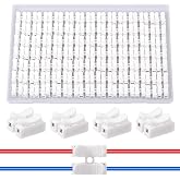 AUKENIEN 100 Pieces 2P CH-2 Quick Electrical Connectors CH2 Terminals Electrical Connectors Quick Electrical Cables Connector