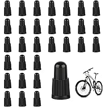 Cappucci Per Valvole Presta Bici - 20 Pezzi Nero, Antipolvere E Anticorrosione | Per Strada E MTB