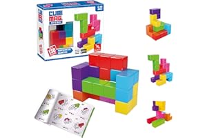 Ludilo - Cubimag | Rompecabezas Niños Y Adultos | Juegos Educativos 6 Años O Más | Juegos Niños 6 Años O Más 130 Retos | Juguete Niño 3 Dificultades