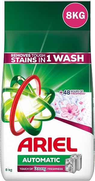 Ariel Automatic Detergent Powder Touch of Downy - 8 Kilograms