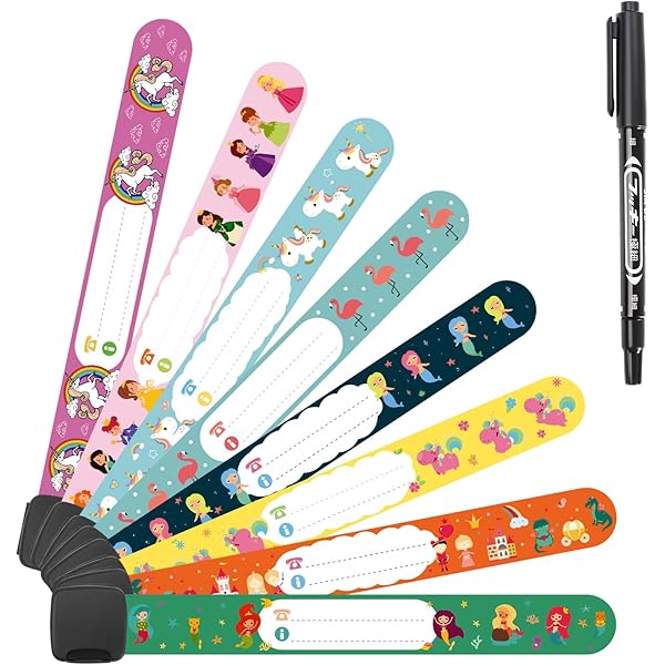 Dr.meter 2 Pcs Children's Lead, 1.2m Lead for Children, 360 Degree Rotatable, Anti-Loss Strap, Reflective Safety, Wristband with Safety Lock
