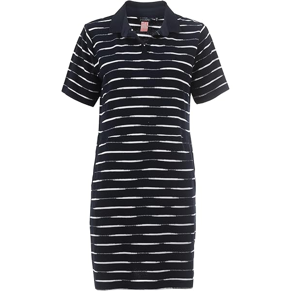 S'questo Kleid Kurz - Navy Mit Langen Ärmeln Autumn Flowers