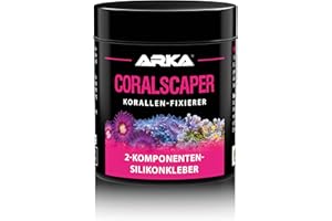 MICROBE-LIFT Korallenfixierer Aquarium – ARKA Coralscaper 2K-Silikon 120 g – sichere & dauerhafte Befestigung von Korallen & Ablegern im Meerwasseraquarium – rückstandsfrei, unter Wasser verformbar & einfach
