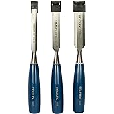 Stanley 016128 5002 12/18/25mm Beveled Edge Chisel (Set of 3)
