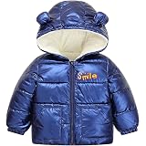 Blouson Manteau Fourrure Chaud Enfant Garçon Fille - Doudoune à Capuche Hiver Ski
