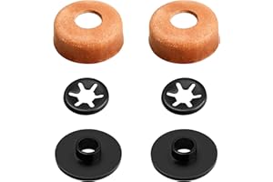 LVACODV 3000005094 Compatible Replacement Pump Cup Kit for Coleman Lanterns & Stoves – Includes Leather Pump Caps, Metal Nuts, and Plastic Caps for Airtight Seal