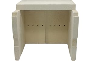 KAMINOVA Feuerraumauskleidung für viele Wamsler Kaminöfen z. B. Norden, Typ 19882 & Panoramic - 7-teilig mit Zugumlenkung