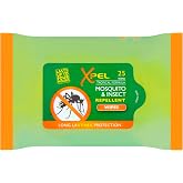 2 Pack Anti-Mosquito & Insect Repellent Wipes Long Lasting Protection 50 Wipes
