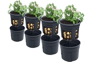 ‎PAFEN PAFEN 4X Kartoffelanbau Kartoffel-Pflanztopf – 392 x 316 mm - Kartoffel-Anzuchttopf Gemüse Kartoffeln Pflanzkübel Pflanztopf