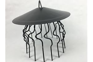 ROUND TOWER 2 Chimney Bird Cage Guard Rain Cap Anti-Down Draught Fire Roof Cowl 3in1 Hood