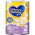 Bebelac 2 Nutri 7in1 Palm Oil Free Stage 2 Follow On Milk Formula, from 6 to 12 months 400g tin| Fortified with Iron, Vitamin C, prebiotics & postbiotics (3-GL)
