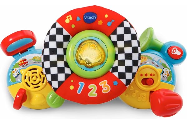 VTech 192503 Toot Toot Drivers Baby Driver, Interactive Pushchair Toy, Role-Play Toy with Sounds and Music, Suitable for Aged 3 - 24 Months, 21.0 cm*10.5 cm*26.5 cm