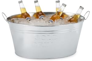 Kall dryck drycks kylare – zink badkar 24 liter – iskubshållare vinkylare