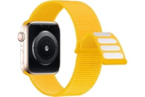 Lobnhot Nylon Armband kompatibel mit Apple Watch Armband 44mm 40mm 38mm 42mm 41mm 45mm, Verstellbares Sport Armband kompatibel für iWatch Series 7 SE 6 5 4 3 2 1