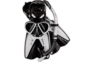 Mares Set X-One Marea Masque, Tuba et Palmes Snorkeling Enfants Mixte