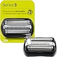 21B Shaver Head Compatible with Braun Series 3 Series 3, Compatible with Braun Series 3 3070cc, 3050cc, 350, 350cc, Electric Shaver for