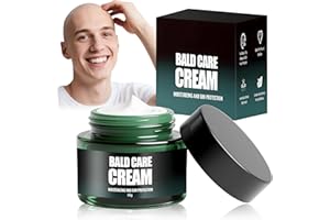 MRCUVARYAS 50 g pielęgnujący krem do łysienia – 1 x krem do pielęgnacji skóry głowy, nawilżający, pielęgnujący i pielęgnujący skórę głowy, naturalny krem do łysienia dla mężczyzn, krem do pielęgnacji po goleniu