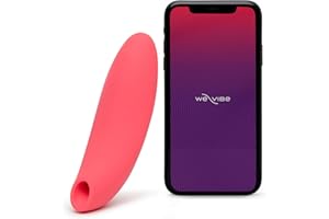 We-Vibe Melt Succionador de clítoris feminino | Estimulador vibrador mujer | 12 niveles de intensidad | Juguetes eróticos para pareja sexuales | Sumergible | Coral