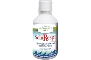 Ferme de Beaumont SoluRespi 250 ML - Décongestionnant respiratoire Liquide concentré volailles