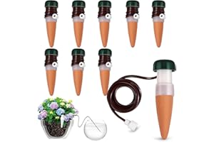 Sunshine smile 8 Stück Wasserspender für Zimmerpflanzen,Bewässerungssystem Balkon,Automatische Bewässerung Zimmerpflanzen,Selbstbewässerung Bewässerungssystem