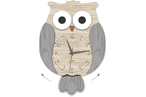 DEKORI | Orologio da Cucina | Nessun Ticchettio Preciso e Silenzioso | Orologio da Parete Moderni | Orologio Legno | Originale, Made in Italy