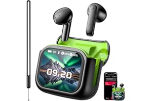 Relxhome Translation Earbuds Real Time, 6 Translation Modes, 135 Real Time Languages, 60H Hours Playtime, Bluetooth 5.4, AI Translator Earbuds for Business, Learning, Travel