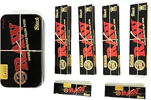 JOE BLOGS ONLINE RAW Black Gift Set - RAW Black Tin with Papers and Tips
