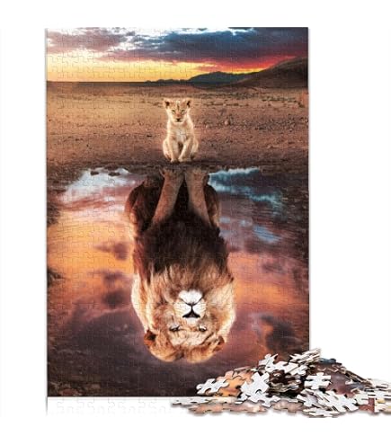 Trefl Puzzle 1000 Pezzi: Leone Colorato – Ritratto Di Animale Moderno, Per Adulti E Bambini Dai 12 Anni, 68,3 X 48 Cm - 4