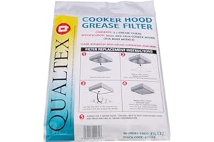 Qualtex Cooker Hood/Extractor Grease Filter (Twin Pack)
