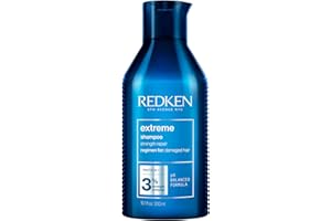 Redken Haarshampoo für sprödes und geschädigtes Haar, Anti Haarbruch, Mit Sojaproteinen, Ceramiden, Sepicap und Arginin, Extreme Shampoo
