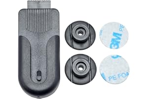 ARKON Universal Swivel Belt Clip Holder for Smartphones Cameras Radios Walkie Talkies Remotes, Black - CM221